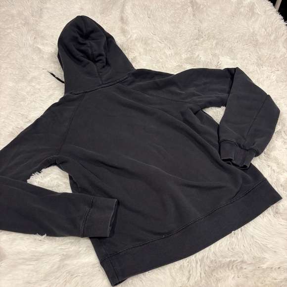 Nike Black Sequin Logo Swoosh hooded sweatshirt size small - Picture 9 of 11